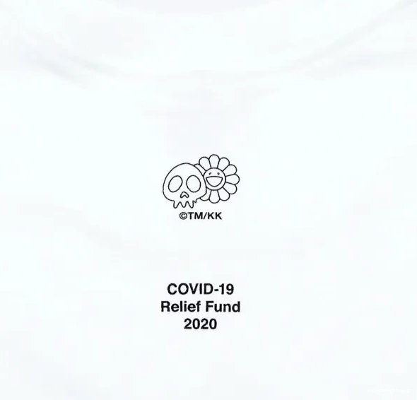 Village M Sleeve S Relief Co branded L T-shirt Charity Box Logo Shanglong XL COVID-19 Tee Short 0702